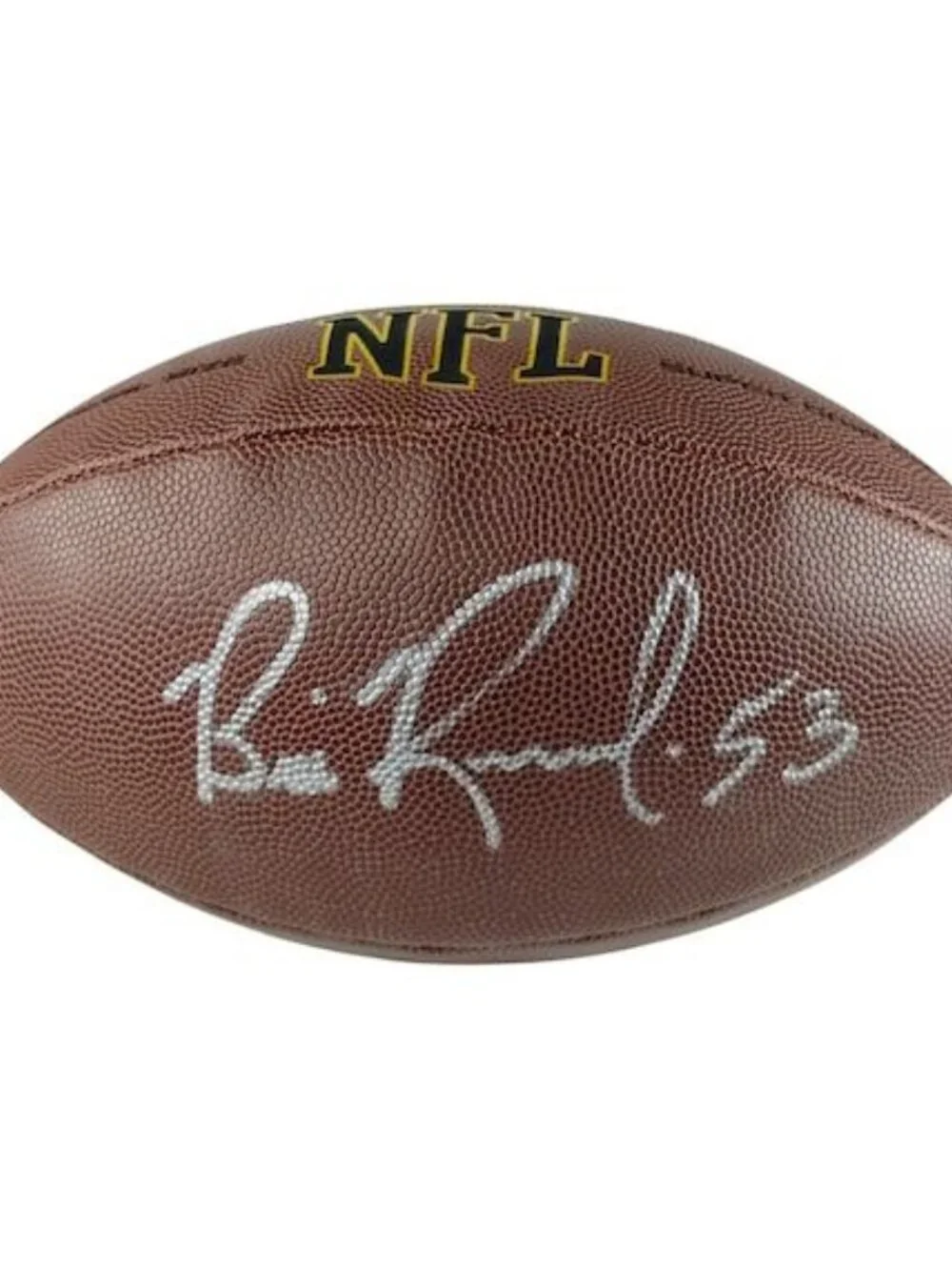 Bill Romanowski Signed Wilson NFL Football Broncos 49ers Exact Proof COA